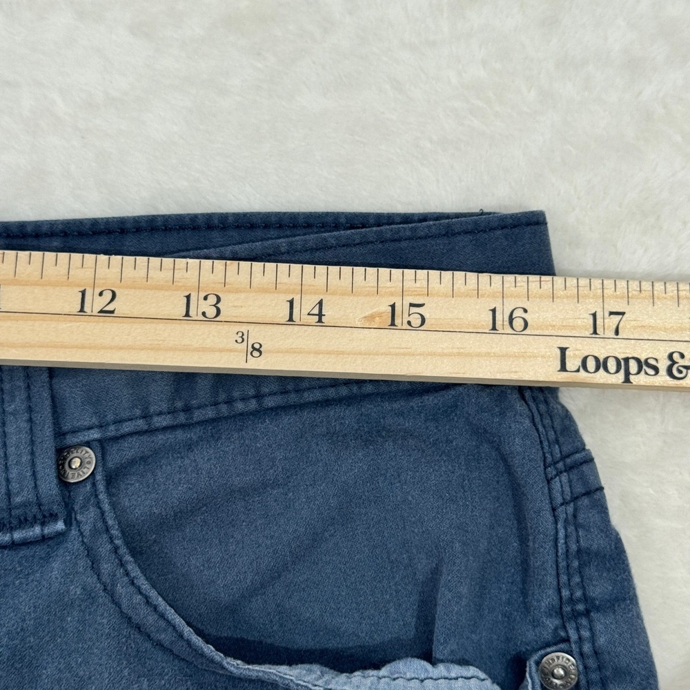 Fidelity Denim Pants Mens 31 Navy Blue Slim Straight Stretch Made in USA Chino - Picture 4 of 14